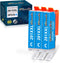 GILIMEDIA Compatible CLI-281XXL Cyan Ink Cartridges - Replacement for Canon 281 Cyan (3-Pack) for Various Printers.
