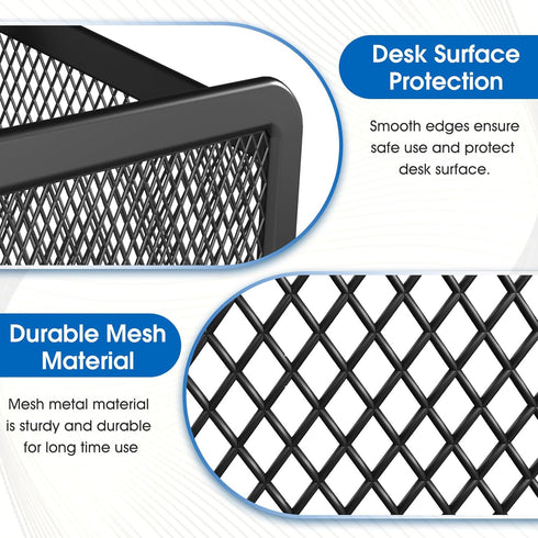 MaxGear Magnetic Pen Holder, Mesh Pencil Holder for Desk Storage, Extra Strong Magnets for Locker, Whiteboard, Office