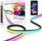 inShareplus Smart TV LED Backlight, Flowing Color Changing TV Light Strip, 9.8ft LED