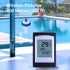 wscodyr Pool Wireless Digital Thermometer, Outdoor Solar Pool Thermometer, Floating and Easy to Read, Suitable