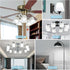 8 Pack hansang A15 LED E26 Small Light Bulb, Daylight 5000K, 60W Equivalent, 600 Lumen, Non-Dimmable