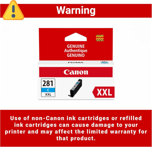 Canon CLI-281 TR8520, TS9120,TS8120, TS6120, TS9521C/a, TS9520/a, TS8220, TS6220, TS8320, TS6320, TS702/a, TR8620/a XXL