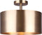 Canarm Lola 3-Light Semi-Flush Mount Ceiling Light, 15-Inch Gold Finish, Used 60W