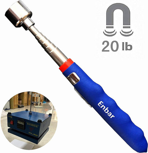 20lbs Magnetic Telescoping Pick Up Tool for Small Metal Tools Extendable Extends from 7 to 31 in / 185-762mm,Useful for Hard-to-Reach Picking Tool,for Men, DIY Handyman, Father/Dad, Husband. by Enbar