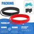 16 AWG Silicone Wire - 40 Ft Length (20 Ft Black and 20 Ft Red), Flexible, High Temperature Resistant