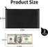 Hoiny 2 Pack 11x6.1 Inch Money Bags with Zipper, PU Leather Cash Pouch, Secure Bank Bag for Coins, Bills, Checks