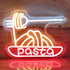 12.9" 10.4" Pasta Neon Sign Italian Pasta Decor Italian Pasta Restaurant Decorations Food Neon Sign Pasta Party