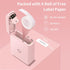JADENS Label Maker Machine with Tape, Portable Bluetooth Label Printer for Storage, Light Pink