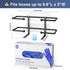 Glove Box Holder, Adhesive Wall-Mounted Metal Dispenser, Tool-Free Organizer for Rubber Latex Gloves, Facial Tissue