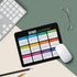 Akcdone 2026 (9.45x7.87 Mouse Pad Calendar Stitched Edge,Computer Mouse Pads Calendars Non-Slip Rubber Desk Mat