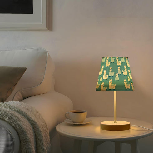 3 Bedside Lamp Alpaca Blue Table Lamp for Bedroom Desk Lamp with USB Port LED Nightstand Color Temperatures