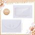 Uiifan 300 Pcs Gift Card Envelopes, 4 x 2.8 Inch Mini Envelopes with Heart Shaped Clasp for Business Cards
