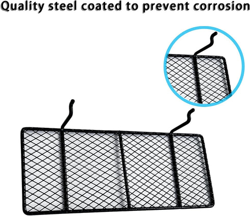 Black Pegboard Baskets and Container Holders, Wire Shelf Organizer Attachments for Tools and Workbench Storage