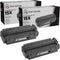 LD Products Compatible Replacement for HP 15X / C7115X HY Black Toner Cartridges, 2-Pack