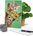 The Best Card Company - 1 Father's Day Card for Dad, Pa, Pop, Daddy, Stepfathers w/Envelope - Cat Love You