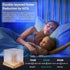 16-Color 3D Light-4.4inch Ocean Wave Projector Light, Luminorthe Cube Lamp and App Remote, Holographic Water Ripple