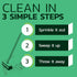 (8.4 lbs) Gritty Green Sweeping Compound with Sand Effective Dust Control on Cement & Unfinished Floors, Grit and Sand