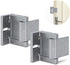 JIADAXIN High-Security Reinforced Door Lock Aluminum Privacy Latch for Home and Hotel, Easy