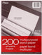 Mead Multipurpose Paper, 8-1/2" x 11", Letter Size, Bond, White, 200 Sheets/Pack (39200)