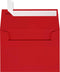 LUXPaper 4Bar A1 Invitation Envelopes | 3 5/8" x 5 1/8" | Ruby Red | 50 Qty | Peel & Press | 80lb. Text