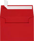LUXPaper 4Bar A1 Invitation Envelopes | 3 5/8" x 5 1/8" | Ruby Red | 50 Qty | Peel & Press | 80lb. Text