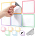 Mr. Pen Dry Erase Magnets, 4”x4”, 24 Pack, Colorful Magnetic Labels for White Board Dry Erase