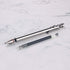 SMOOTHERPRO SSG050 Bolt Action Pen in Stainless Steel with Durable Clip Compatible with Pilot G2 Refill