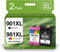 HP 901XL Ink Cartridge Combo Pack Replacement for Officejet 4500 J4500 J4524 J4540 J4640 (1 Black, 1 Tri-Color)