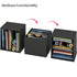 Ballucci 5 Tier Adjustable File Organizer Paper Sorter, Office Desk Organizer, 13 5/8" x 9 1/4" x 12", Black