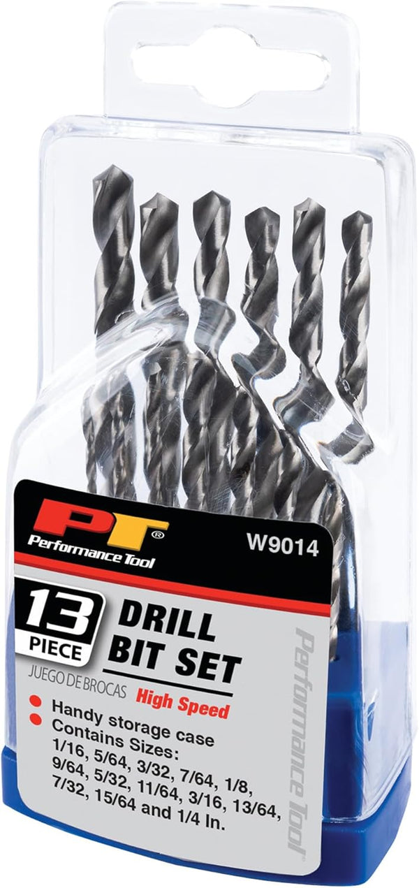Performance Tool W9014 Drill Bit Set