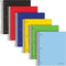 Oxford 3 Subject Spiral Notebook, College Ruled, 6 Pack, Water Resistant Poly Cover, 150 Sheets