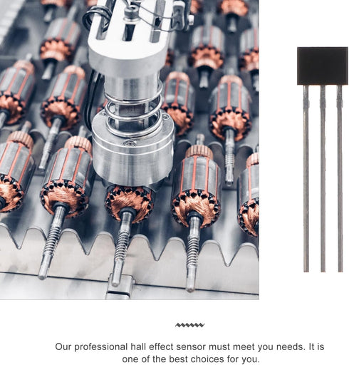 ULTECHNOVO Metal Detectors Linear Hall Effect Sensors 49E OH49E SS49E S49E TO-92 for Electric Vehicle Repair