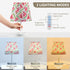 Peystean Summer 3 Dimmable Port,11.8" Cute Cut Watermelon Colors LED Table Lamp with USB Linen Shade Bedside Nightstand