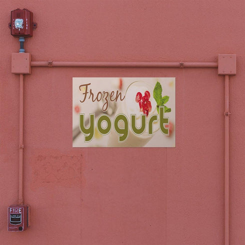 Fastasticdeals 36x24Inches Decal Stickers Multiple Sizes Fresh Yogurt Outdoor Advertising Printing Industrial Vinyl