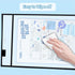 6 (10" 13"), Ufamrine Pcs Dry Erase Pockets Sleeves Black, Job Ticket Holders * Reusable Plastic Sleeves for Teacher