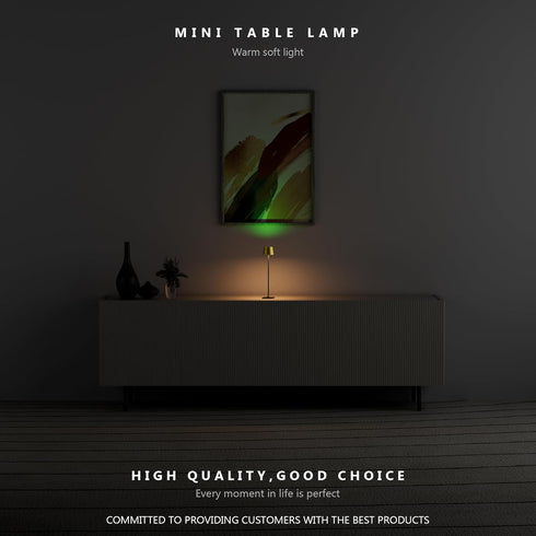Timjorman Compact Cordless Table Lamp, Rechargeable LED Night Light, Dual Light Source (RGB Top & Warm Bottom), Touch