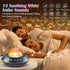 Projector,360 PIKOY Galaxy Projector for Bedroom, White Noises & Bluetooth Night Light Full Coverage Ceiling Projector