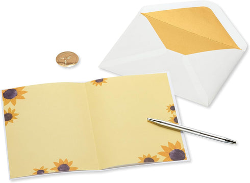 Papyrus Blank Card for Her - Sunflower Girl Design