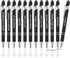 AUAUY 12 PCS Snarky Office Ballpoint Pens Set, 1 mm Black Ink, 12 Replacement Refills, 2 in 1 Stylus Pen, Funny Pens