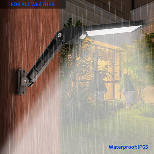 Aqonsie Solar Lights Outdoor, 56LED, 180 Adjustable Angle Security Night Light with Remote Control & 3 Lighting Modes