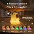 Myratts 7 Dimmable Mini Capybara Night Light, Colors Bedside Lamp, Touch Control Night Lamp, Used for Camping Party