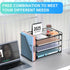 4-Tier 4-Tier) gianotter Paper Organizer With Magazine Holder, Desk Organizers and Accessories, Desk Accessories