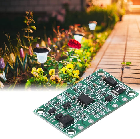 01 02 015 3.2V Solar Lamp Controller, MultiFunction Solar Circuit Board Control Board for Landscape Lights for Solar