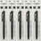Pentel XBXA107A-A Calme Oil-Based Ballpoint Pen, 0.03 inches (0.7 mm), Black, Pack of 5