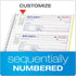 Adams 2-Part 7-5/8" 11", 200 Sets 4 (SC1182), Money and Rent Receipt Book, Carbonless, x Spiral Bound, per Book