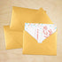 LUXPaper 4Bar A1 Gold Metallic Contour Flap Invitation Envelopes, 3 5/8" x 5 1/8", 80lb Text, 50 Qty