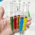 MultiColor Macaron Syringe Pens, Writes in Black Ink, Party Favors, Office Supplies (12 Color, 24 Pieces)
