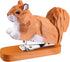 Yoption Wooden Animal Stapler, Squirrel Desktop Stitcher Handmade Wood Carving Statue Sculpture for Children School Office Stationery, includes 1000 Staples (Squirrel) by Yoption