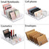Hipiwe Cash Organizer, Clear Plastic Mail Tray with Removable Divider, 8 Slots for Cash Storage