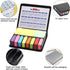 Sticky Notes Tabs for Page Markers, 2000 Pieces Arrow Index Page Flags with PU Box for Annotating Books
